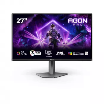 AOC G2 AG276UZD computermonitor 67,3 cm (26,5 inch) 3840 x 2160 pixel 4K Ultra HD OLED zwart
