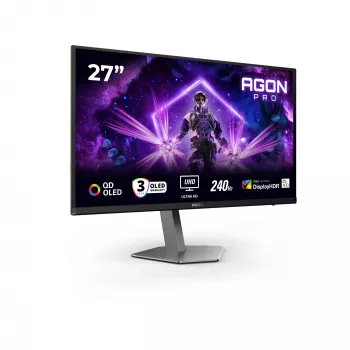 AOC G2 AG276UZD computermonitor 67,3 cm (26,5 inch) 3840 x 2160 pixel 4K Ultra HD OLED zwart