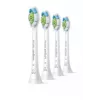Opzetborstels Philips HX6064/87 Optimal White — 4 stuks, wit, medium borstelharen