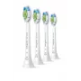 Opzetborstels Philips HX6064/87 Optimal White — 4 stuks, wit, medium borstelharen