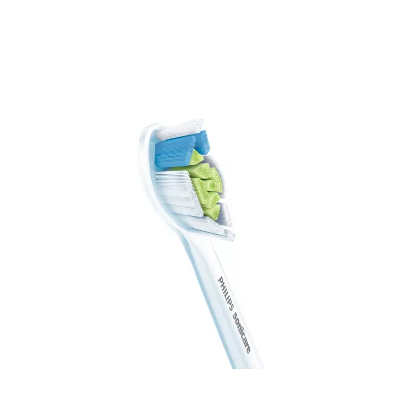 Opzetborstels Philips HX6064/87 Optimal White — 4 stuks, wit, medium borstelharen