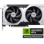 Videokaart MSI GeForce RTX 5060 Ti 8 GB GDDR7, PCIe 5.0, 4608 CUDA, 2602 MHz boost, 128-bit, 2 ventilatoren, 180 W