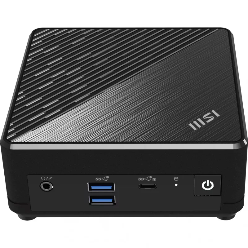 MSI Cubi N ADL S-098EU Intel® N N200 4 GB DDR4-SDRAM 128 GB SSD Windows 11 Pro Mini-pc zwart