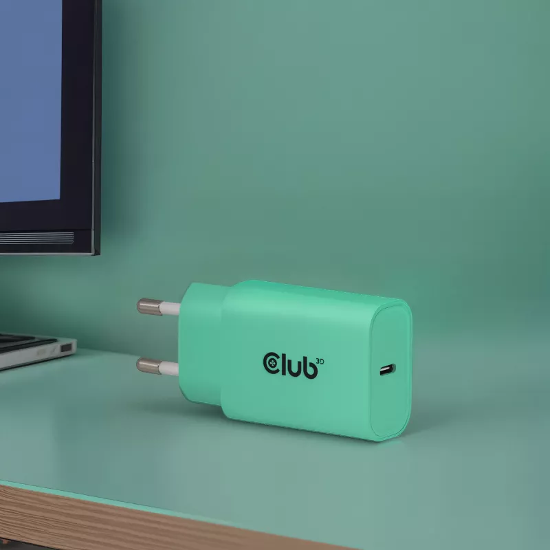 USB-C oplader 2-pack 30W by club 3d — dubbele 30W USB-C voedingen