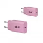 CLUB3D 2-pack USB-C oplader 30 watt wit, indoor, AC, roze