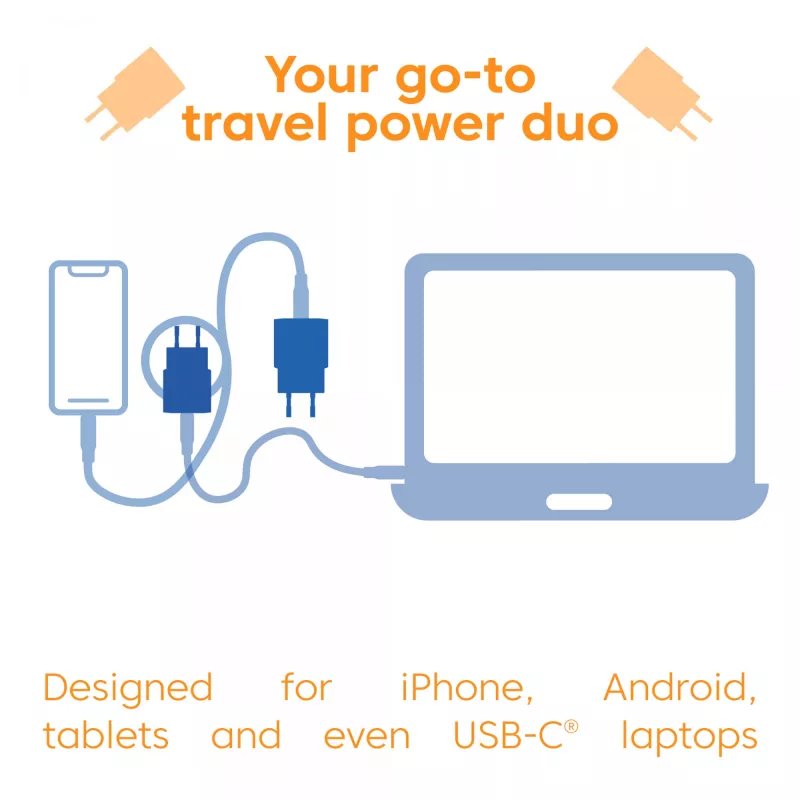 Voeding CLUB3D CAC-3023, 30 W, compacte adapter voor draagbare apparaten