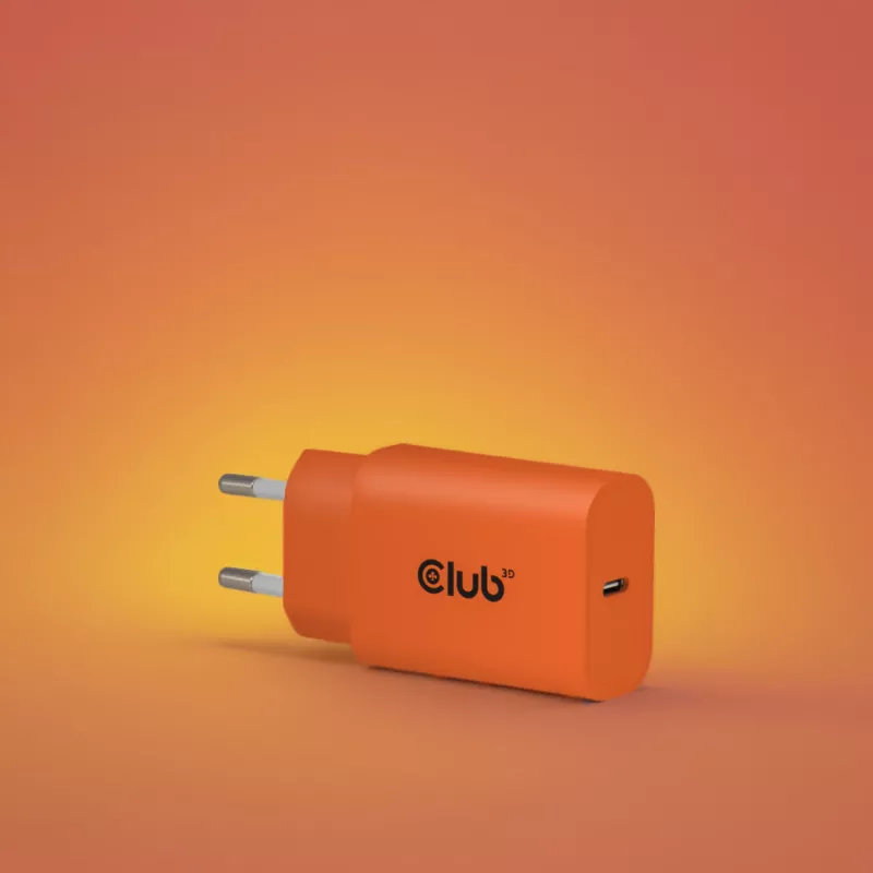 Voeding CLUB3D CAC-3023, 30 W, compacte adapter voor draagbare apparaten