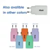 USB‑C oplader 2-pack CLUB3D CAC-3020, 30 W totaal, wit