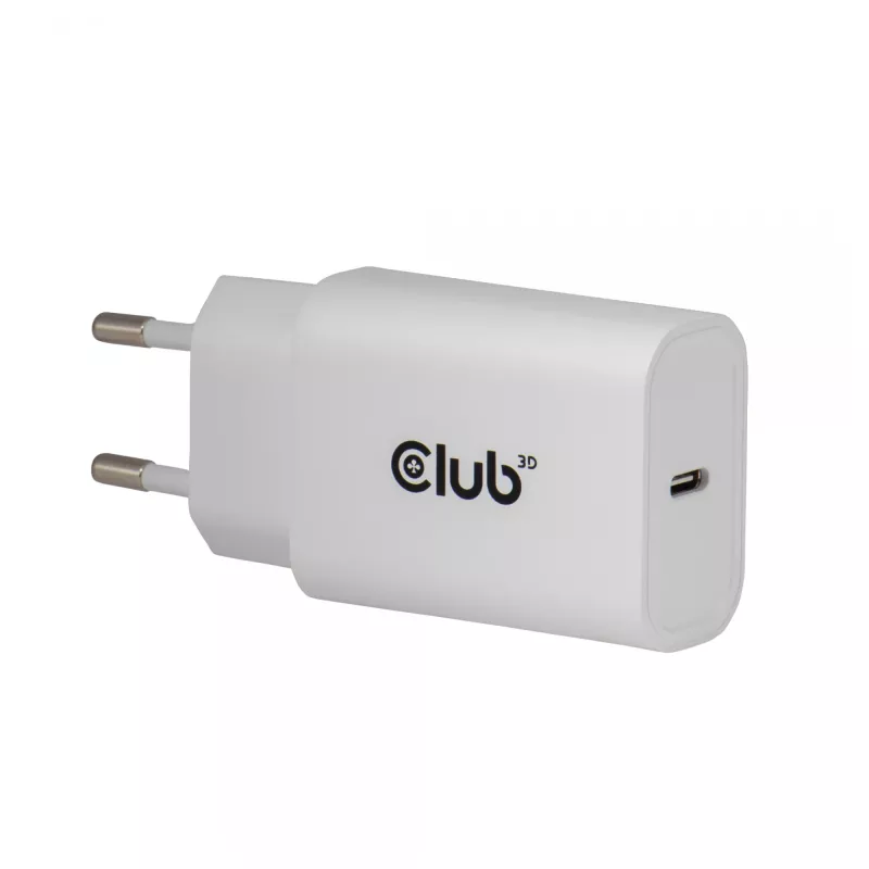USB‑C oplader 2-pack CLUB3D CAC-3020, 30 W totaal, wit