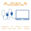 Voeding club 3d USB-C oplader 30W 2-pack compact voor telefoons en tablets