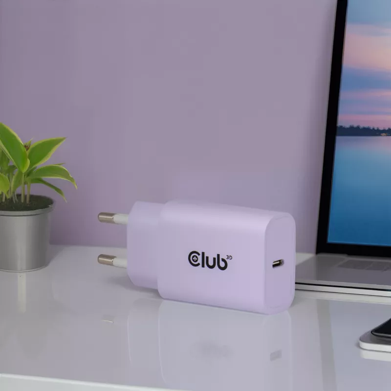 Voeding club 3d USB-C oplader 30W 2-pack compact voor telefoons en tablets