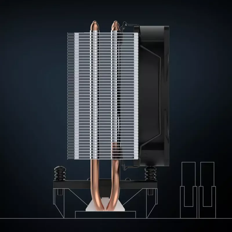 ARCTIC Freezer 8i - CO compacte Intel CPU-koeler voor continu gebruik
