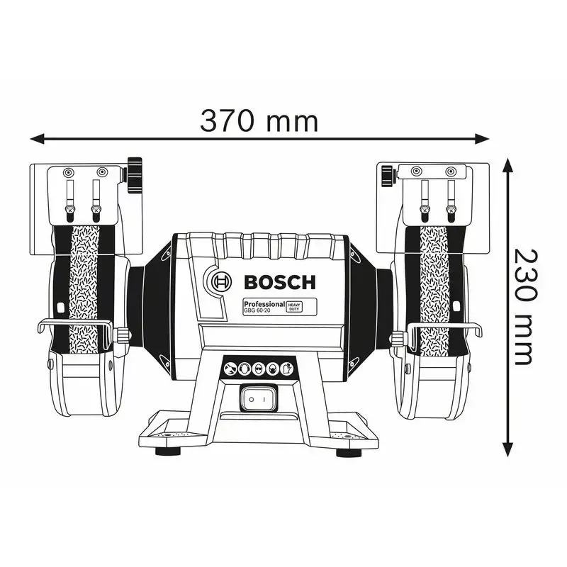 Bosch 0 601 27A 400 tafelslijpmachine 3600 tpm 600 W