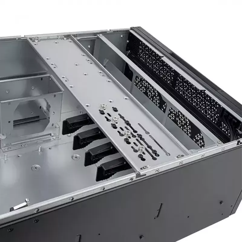 Serverrack Silverstone RM52 zwart ATX SFX 440x550x220mm