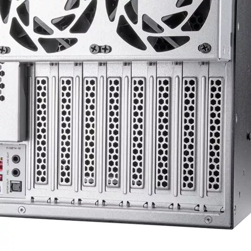 Serverrack Silverstone RM52 zwart ATX SFX 440x550x220mm