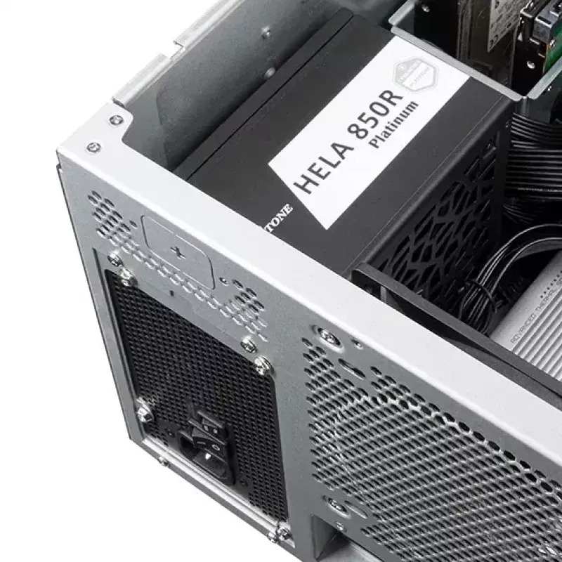 Serverrack Silverstone RM52 zwart ATX SFX 440x550x220mm