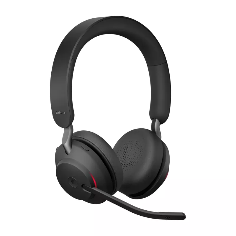 Jabra Evolve2 65 USB-C zwart MS oplaadstandaard stereo