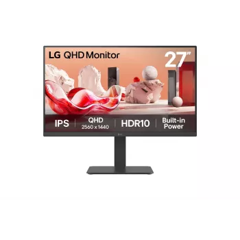 LG 27BA45QB-B computermonitor 68,6 cm (27 inch) 2560 x 1440 pixel QHD lcd zwart