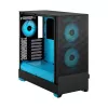 FRACTAL DESIGN Pop Air RGB cyaan Core TG clear tint