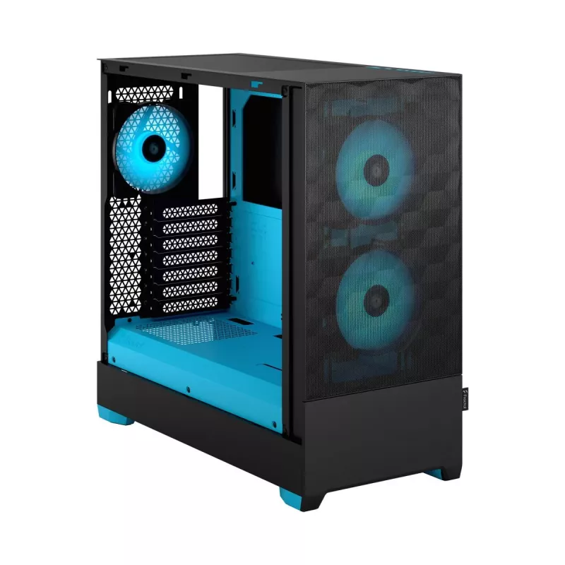 FRACTAL DESIGN Pop Air RGB cyaan Core TG clear tint