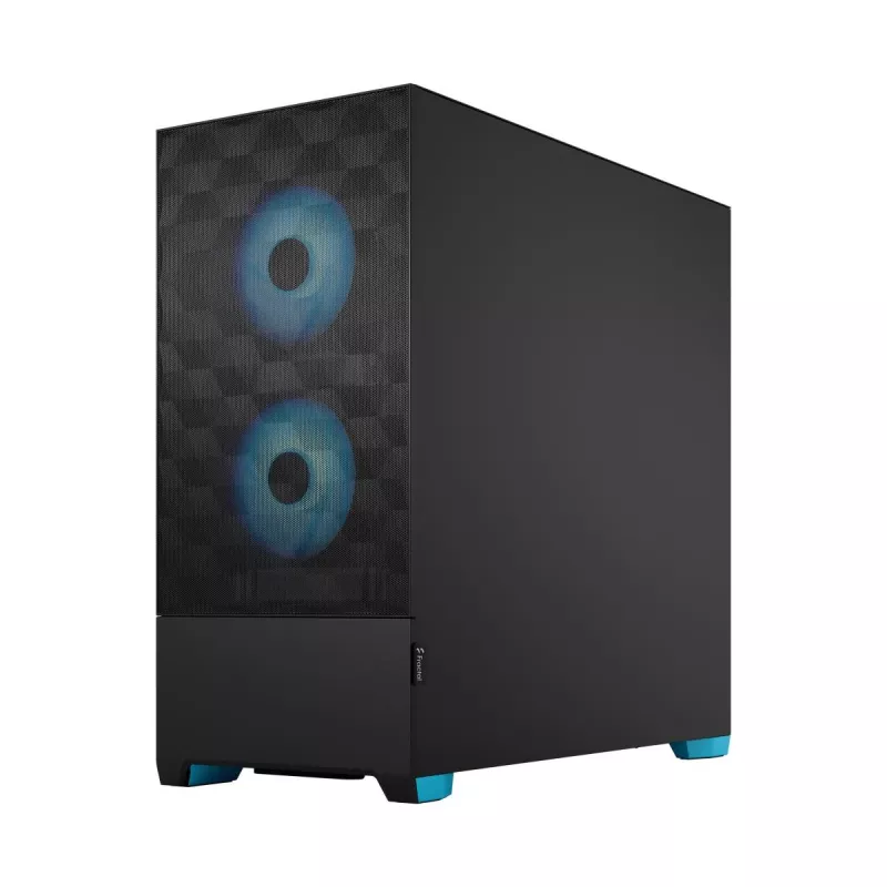 FRACTAL DESIGN Pop Air RGB cyaan Core TG clear tint