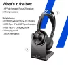 HP Poly Voyager Focus 2 USB-C-C headset +USB-C/A-adapter +laadstation