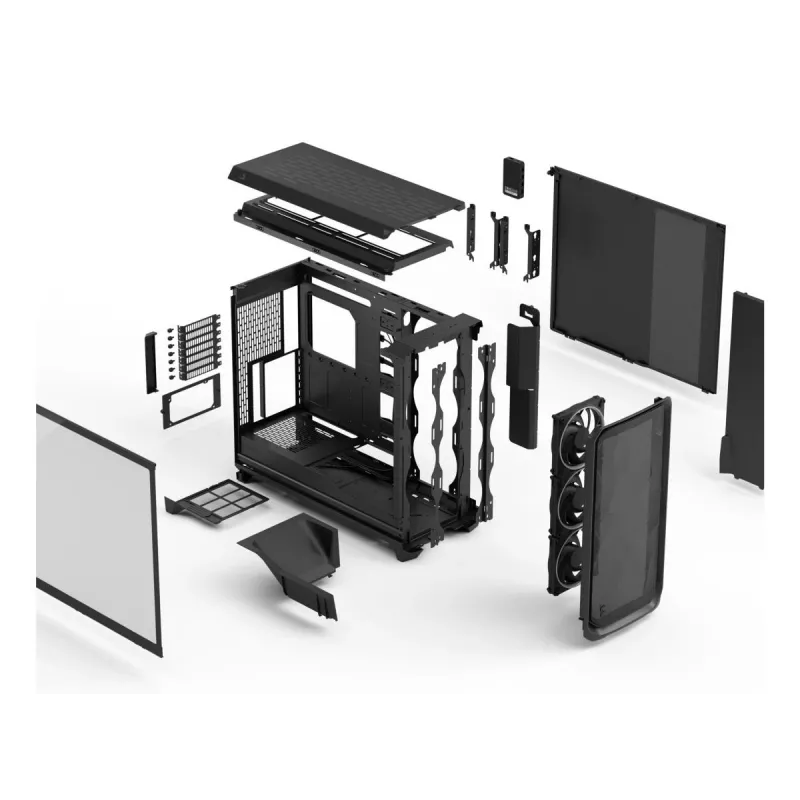 FRACTAL DESIGN Meshify 3 XL Ambience Pro RGB zwart TG light tint