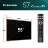 Hisense 55 inch S7NQTUK Canvas TV met Freely & ArtMode