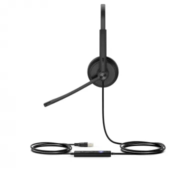 Yealink UH34 Dual Teams-headset, bedraad, kantoor/callcenter, 20 - 20000 Hz, 118 g, headset, zwart