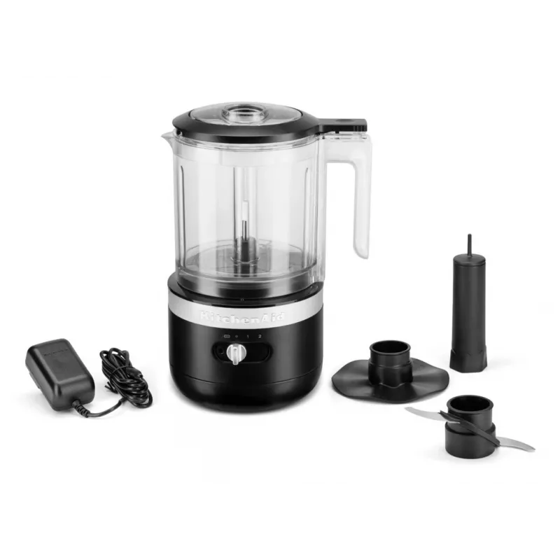 Elektrische hakmolen KitchenAid 5KFCB519EBM 1,19 L 24 W zwart transparant