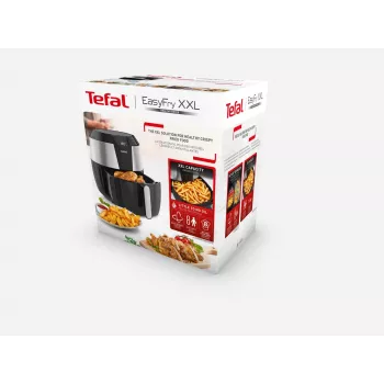 Tefal Easy Fry EY701D Single 5,6 L losse heteluchtfriteuse 1850 W zwart, RVS