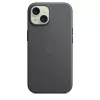 Apple FineWoven Case met MagSafe iPhone 15 zwart