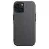 Apple FineWoven Case met MagSafe iPhone 15 zwart