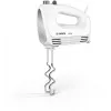 Handmixer Bosch MFQ24200 — 400 W, 4 snelheden, turbo, geborsteld staal/wit