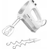 Handmixer Bosch MFQ24200 — 400 W, 4 snelheden, turbo, geborsteld staal/wit