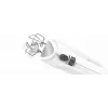 Handmixer Bosch MFQ24200 — 400 W, 4 snelheden, turbo, geborsteld staal/wit