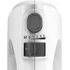 Handmixer Bosch MFQ24200 — 400 W, 4 snelheden, turbo, geborsteld staal/wit