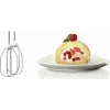 Handmixer Bosch MFQ24200 — 400 W, 4 snelheden, turbo, geborsteld staal/wit