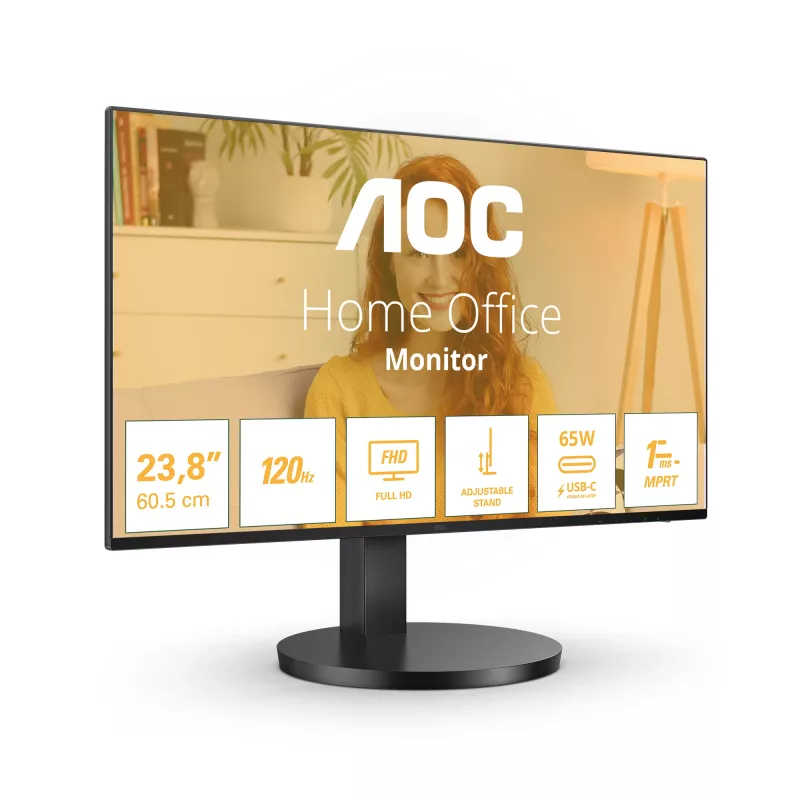 AOC B3 27B3CF2 computermonitor 68,6 cm (27 inch) 1920 x 1080 pixel Full HD LED zwart