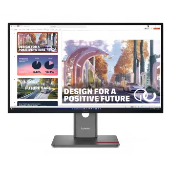 Lenovo ThinkVision P27QD-40 monitor, 68,6 cm (27 inch), 2560 x 1440 pixel, Wide Quad HD, LED, 6 ms, zwart