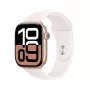 APPLE Watch Series 10 GPS 46mm roségoud aluminium behuizing met Light Blush sportband - M/L