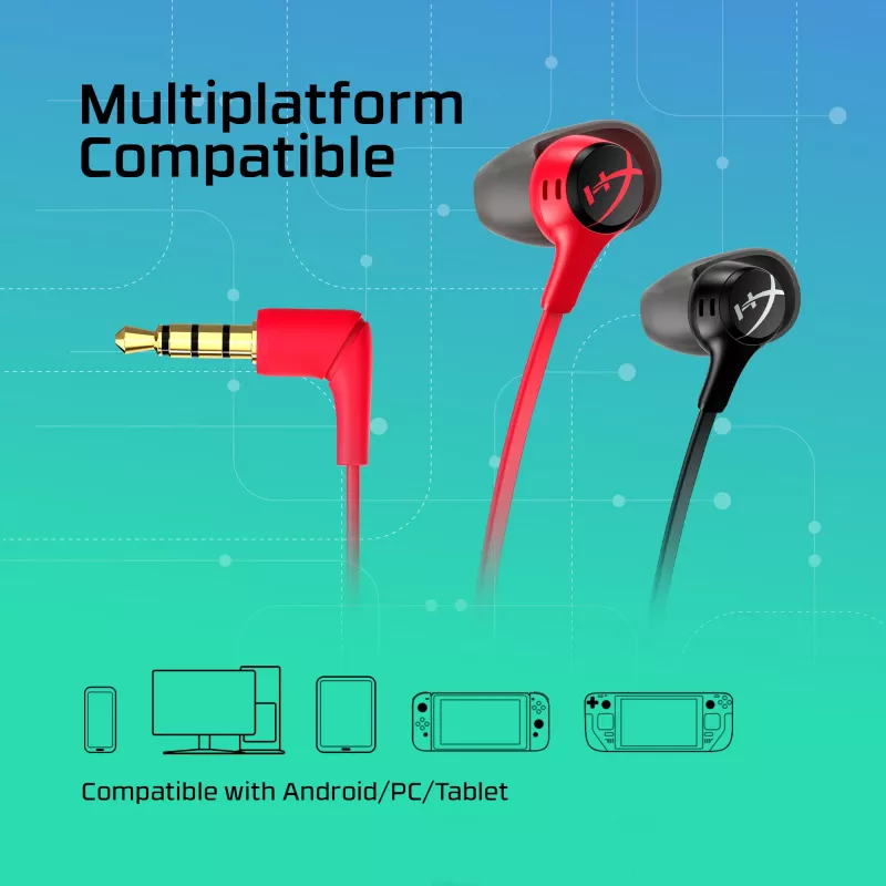 HyperX Cloud Earbuds II zwart
