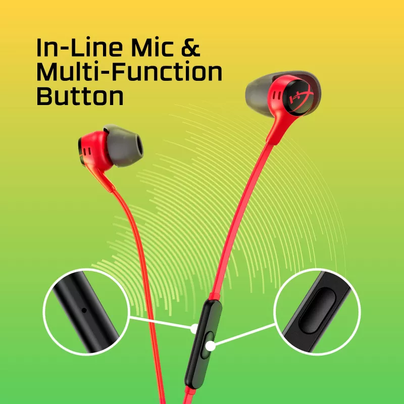 HyperX Cloud Earbuds II zwart