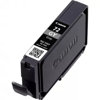 Canon PGI-72GY grijs inktpatroon, standaardbereik, grijs, pigmentinkt, 1 stuks, 165 pagina's