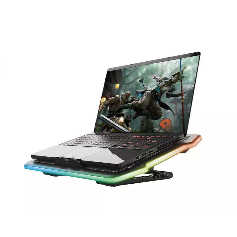 Trust GXT 1126 Aura RGB laptopkoeler tot 17,3 inch