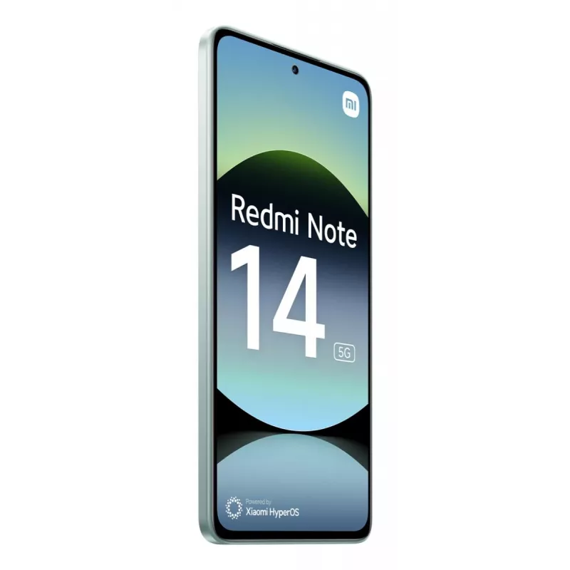 Smartphone Xiaomi Redmi Note 14 5G, 6,67 inch AMOLED, 8 GB RAM, 256 GB, koraalgroen, MediaTek Dimensity 7025 Ultra, IP64