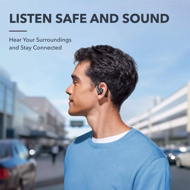 ANKER oordopjes - Soundcore Aerofit Pro - zwart