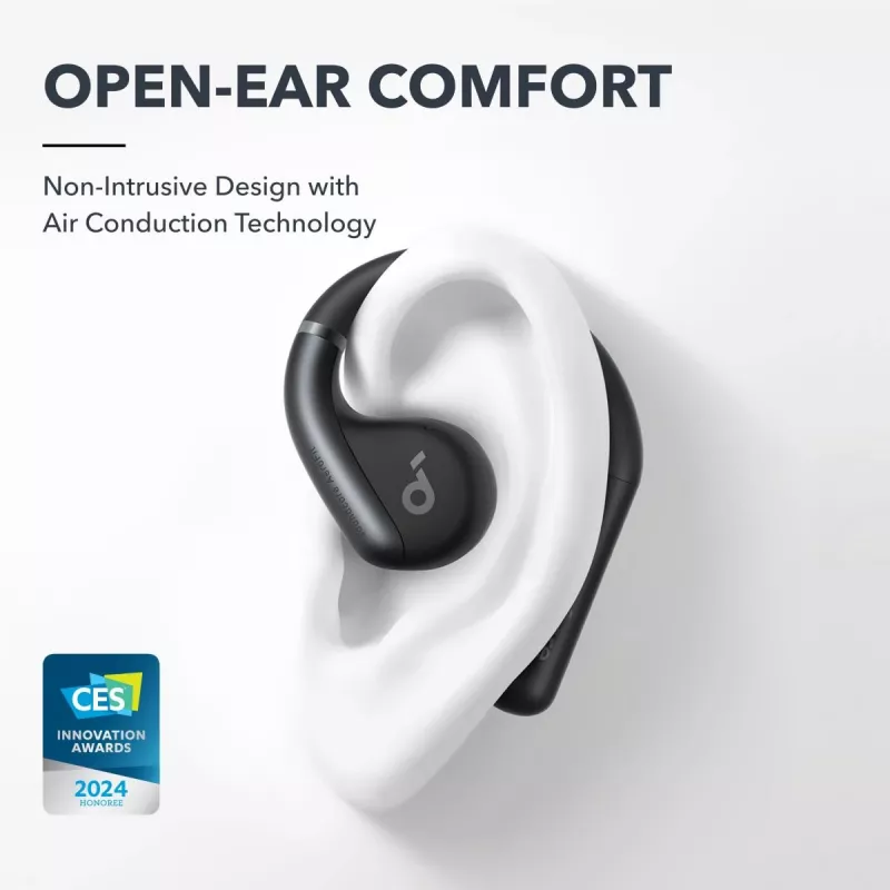 ANKER oordopjes - Soundcore Aerofit Pro - zwart