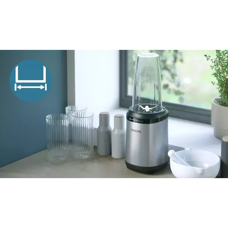 Tafelblender Philips 5000 Serie HR2765/00 zwart roestvrij staal