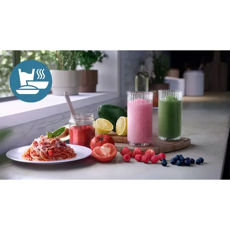 Tafelblender Philips 5000 Serie HR2765/00 zwart roestvrij staal